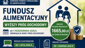 Czytaj więcej o: Zmiana kryterium dochodowego do świadczeń z funduszu alimentacyjnego